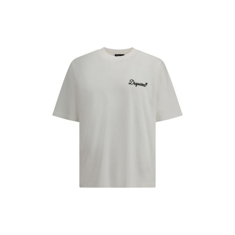 Dsquared² White Cotton Men's T-Shirt